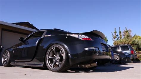 350z Hr Single Exit Exhaust Cold Start Youtube