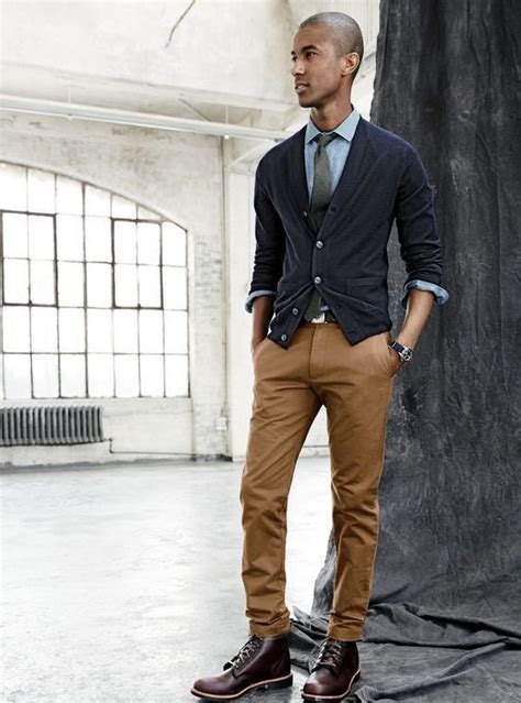 Outfits Of The Week Blue And Brown Chinos Men Outfit Pants Outfit Men