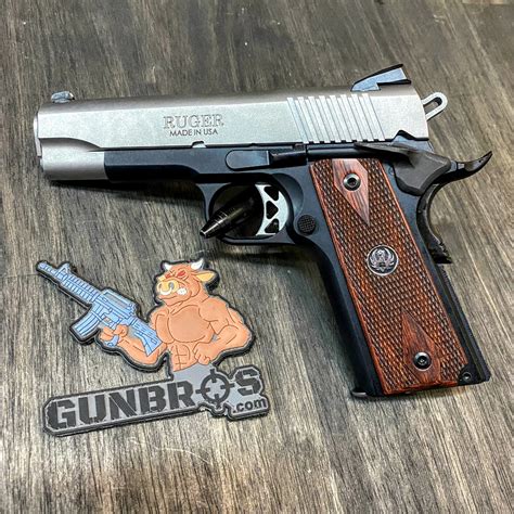 Ruger Sr1911 Lightweight Commander 45 Acp Guntickets 20 Spot Gunbros