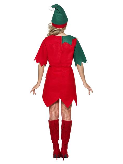 Elf Costume Tunic Red And Green