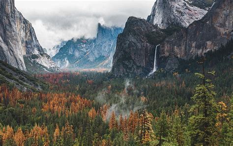 Hd Wallpaper Yosemite National Park Yosemite Valley Mountains