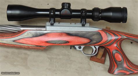 Ruger Custom 1022 22 Lr Caliber Rifle With Shaw Barrel And Thumbhole