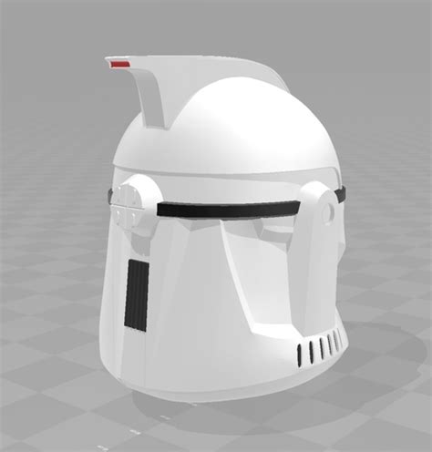 3d Printed Star Wars Phase 1 Clone Trooper Helmet 3d Print