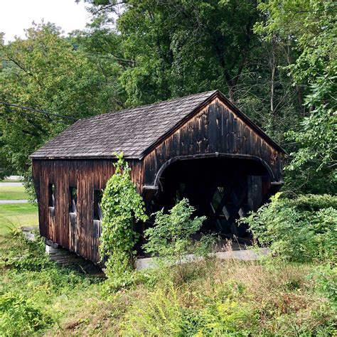 Baltimore Covered Bridge In Springfield Vermont Built 1870 Moved By