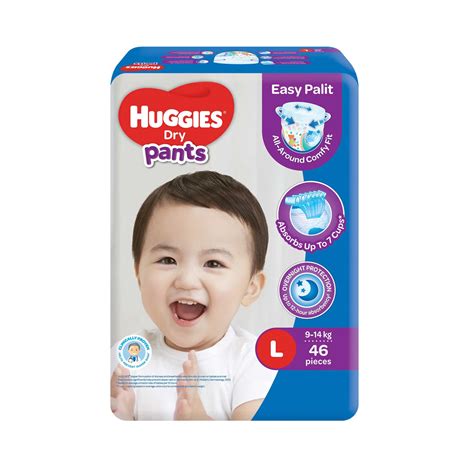 Huggies Dry Pants Diaper Jumbo Pack Large 46s