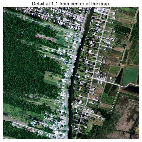 Aerial Photography Map Of Chauvin La Louisiana