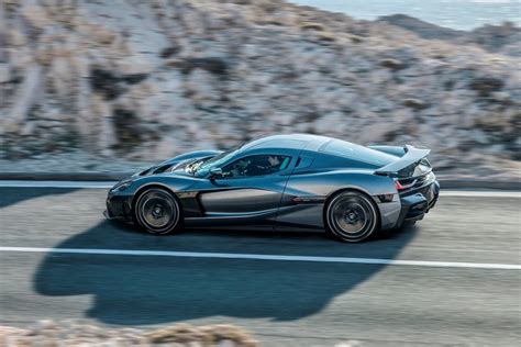2020 rimac c_two rear angle view 1. 2020 Rimac C_Two Exterior Photos | CarBuzz