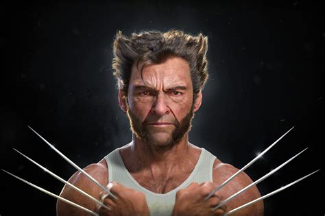 Artstation Hugh Jackman Wolverine Logan