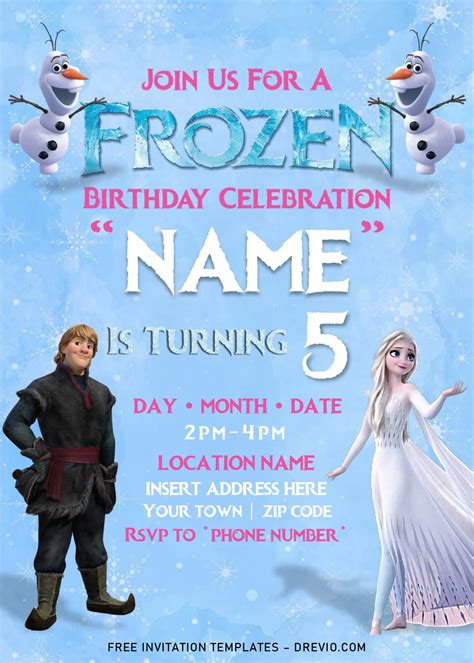 Paper Invitations And Announcements Frozen Invitation Frozen 2 Invitation