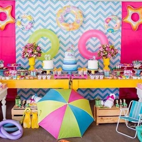 Ideas Super Originales Para Una Fiesta En La Pileta Pool Party Kids