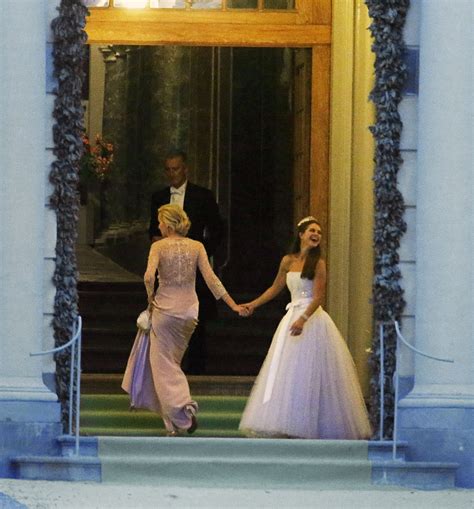 After party dress: Princess Madeleine of Sweden's wedding to British