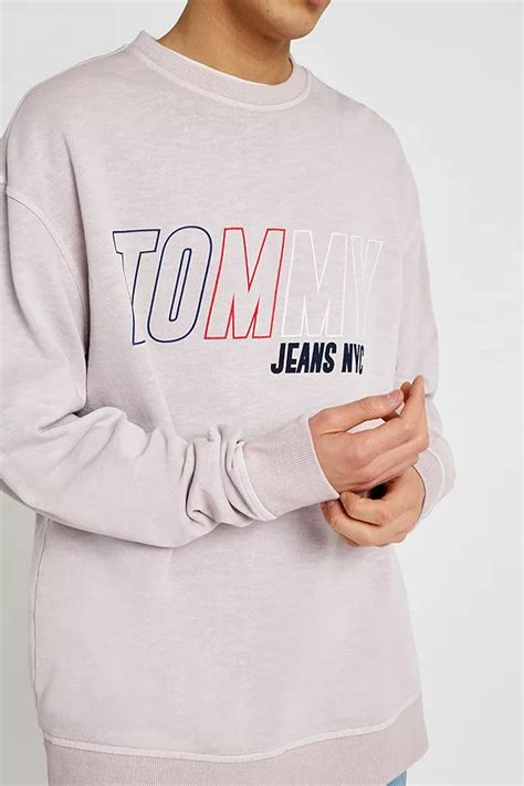 Tommy Jeans Pink Vintage Sweatshirt Urban Outfitters