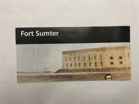 Fort Sumter National Historic Park Unigrid Brochure Map Newest Version