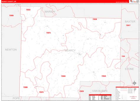 Maps Of Searcy County Arkansas