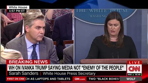 Sarah Sanders Refuses To Say The Press Is Not The Enemy Of The People