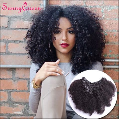 Curly Hair Extensions Human Hair S Noilite 100 Human Hair Clip In Hair Extensions Can