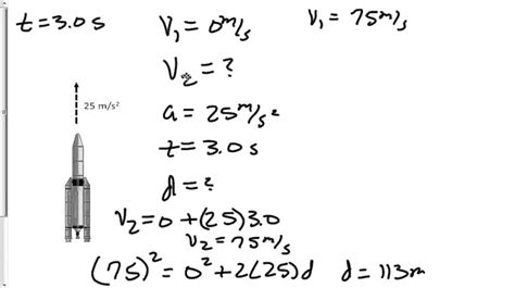 Solved Calculus Equation For Rocket Max Height 9to5science