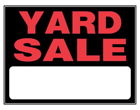 Free Printable Yard Sale Signs Printable World Holiday