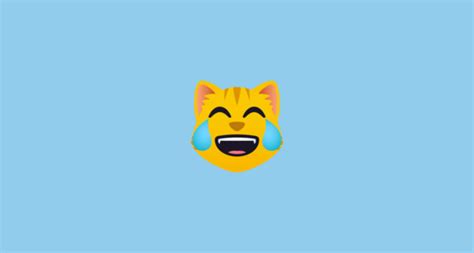 😹 Chat Qui Pleure De Joie Emoji On Joypixels 55