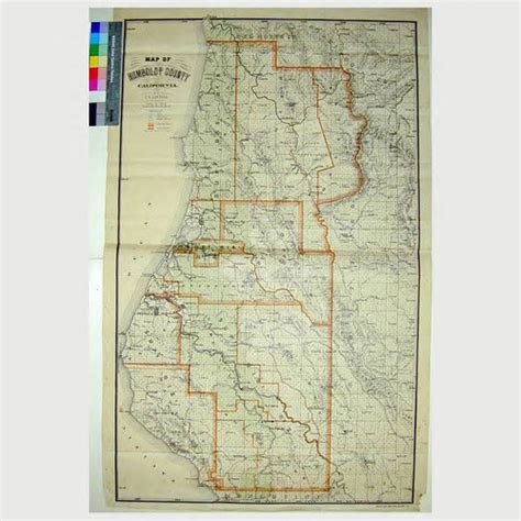 Map Of Humboldt County California By Jn Lentell — Calisphere