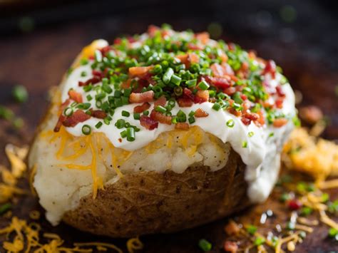 Ideas for baked potato bar toppings & potlucks. Ultimate Baked Potato Recipe | Serious Eats