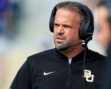 Baylor Coach Matt Rhule Says Dismissed Players Did Nothing Criminal