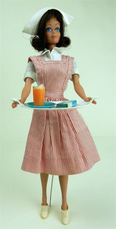 Vintage 1964 Barbie Candy Striper Volunteer Outfit 889 Ebay Hot Pink Dresses Vintage