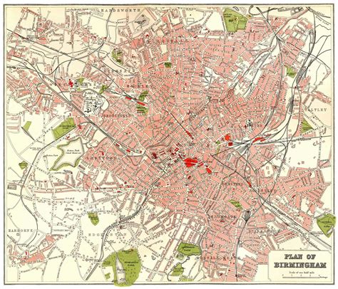 Birmingham Map 1894