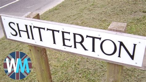 Top 10 Crazy But True British Place Names Youtube