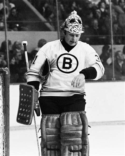 Gerry Cheevers Boston Bruins Photo Stock éditorial Image Du Gibier