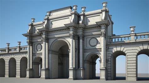 Triumphal Arch 3d Model Cgtrader