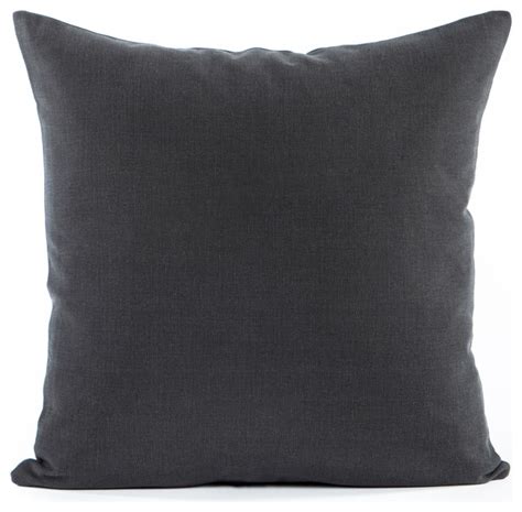 A plush velvet features a soft abstract print which is further accented with hand crafted meatllic thread embroidery for a hint of glitz. Solid Charcoal Gray Accent, Throw Pillow Cover ...
