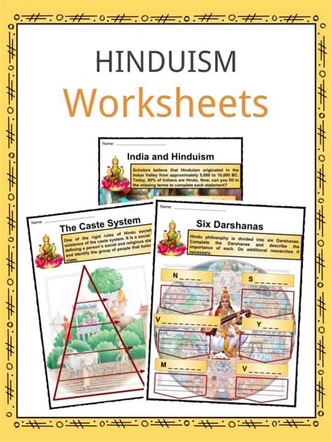 Hinduism Facts Worksheets Religion History And Information For Kids