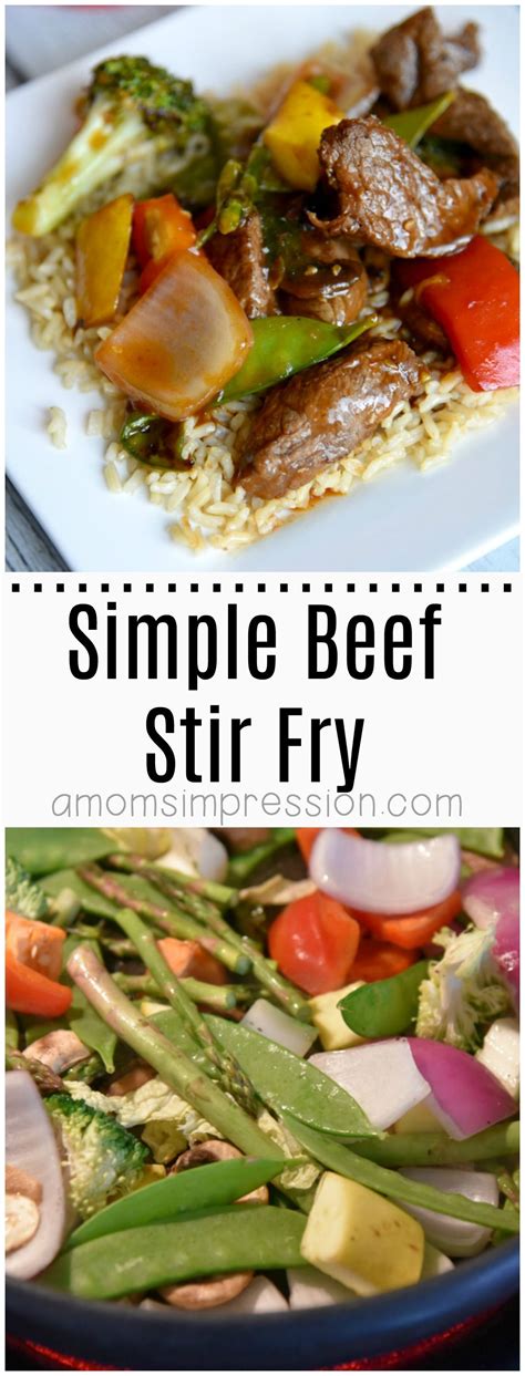 Flank steak and vegetable stir fry. This 20-minute simple beef stir fry is easy, healthy and ...