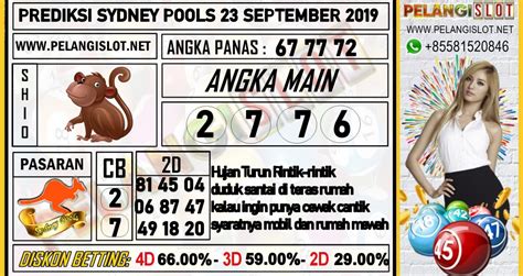 Prediksi sydney pools 23 september 2019