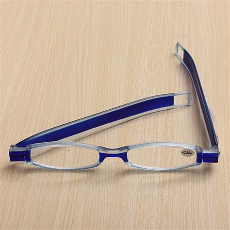 Blue 360 Degree Rotation Rotating Folding Presbyopic Reading Glasses Strength 1 0 1 5 2 0 2 5 3