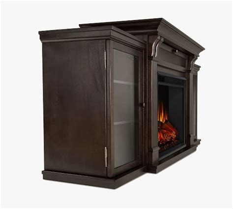 Real Flame Calie Electric Fireplace Media Cabinet Pottery Barn