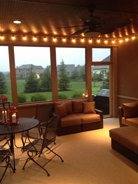 And that has been covered by window screens in screened in front porch can be built in a manner similar to that of pole barns. Luxury Screened In Porch Lighting Ideas SI19kq (With ...