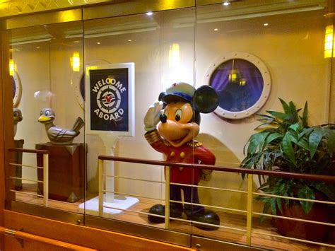 More bizarre paraphernalia on the wall of the restaurant. Disney Cruise Line Merchandise