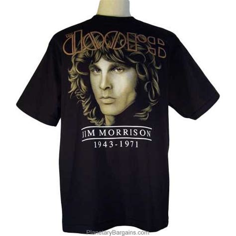 Vintage the doors tank top white gray shirt jim morrison sz small men women band. The Doors Jim Morrison T-Shirt Black - Vintage Morrison ...
