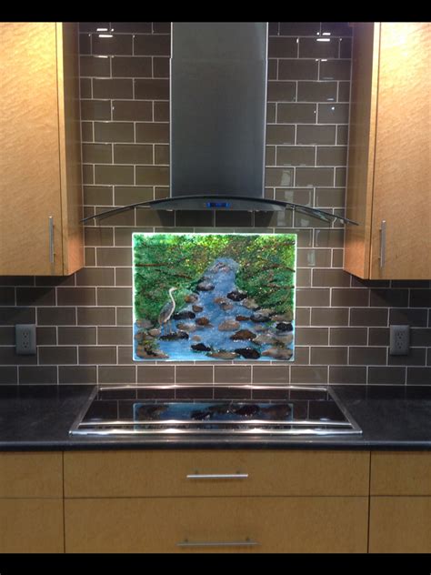 blue heron mountain brook designer glass mosaics