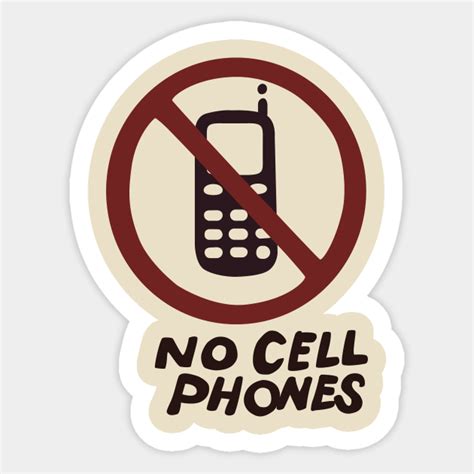 No Cell Phones Gilmore Girls Sticker Teepublic