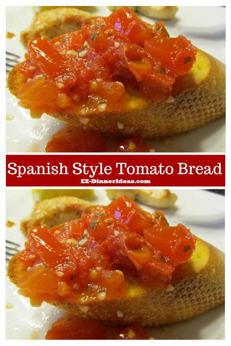Fine Dining Finger Food Spanish Style Tomato Bread Pan Con Tomate