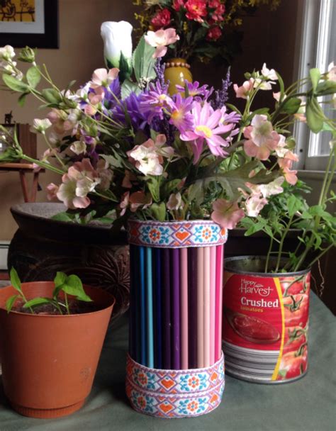 Colored Pencil Vase Aftcra