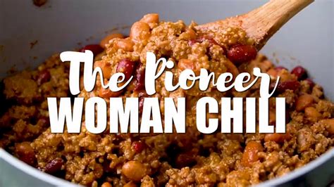 Heat olive oil in a large pot over medium heat. The Pioneer Woman Chili - Chili Chili