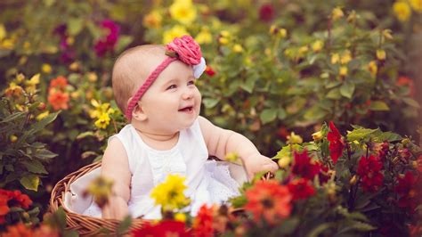 Cute Baby Rose Garden Wallpapers 1920x1080 424005
