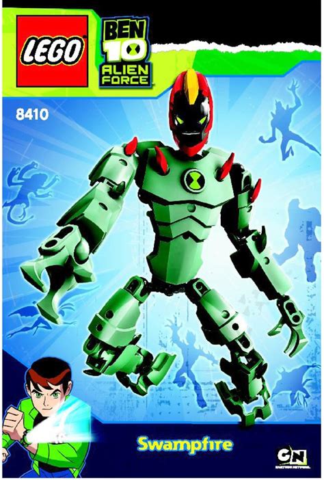 Lego 8410 Swampfire Instructions Ben 10