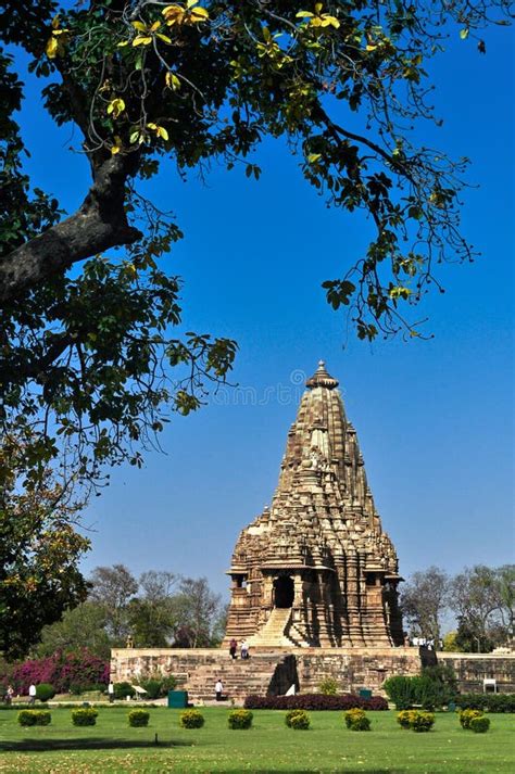 Chitragupta Temple Khajuraho India Unesco Heritage Site Stock Photo