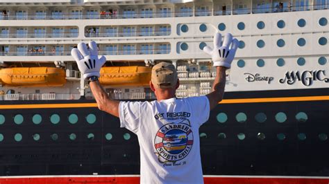 Regulars Watch Cruise Ships Leave Port Canaveral