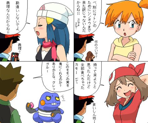 Dawn May Ash Ketchum Misty Brock And 2 More Pokemon And 2 More